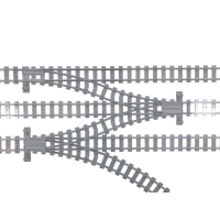 Drieweg wissel R104 (triple switch)